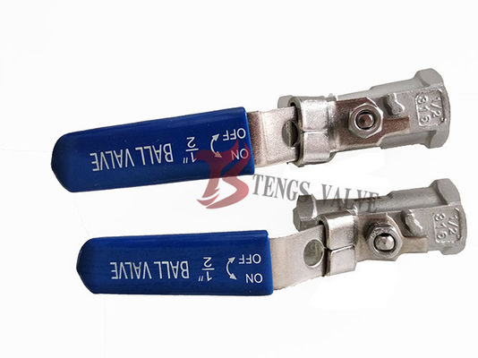 Soft Seated One Piece Ball Valve A351 CF8M / SS316 SW / NPT 1000 PSI